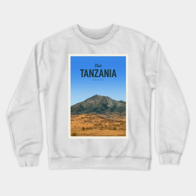 Visit Tanzania Crewneck Sweatshirt by Mercury Club